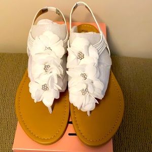 NEW Wild Pair Sari Floral Embellished Sandals